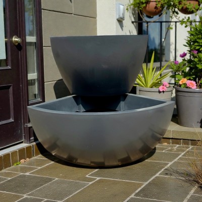 ΠΛΑΣΤΙΚΗ ΓΛΑΣΤΡΑ  DO-RE  69 ΣΚΟΥΡΟ ΓΚΡΙ   Δ45(45-29) x Υ69