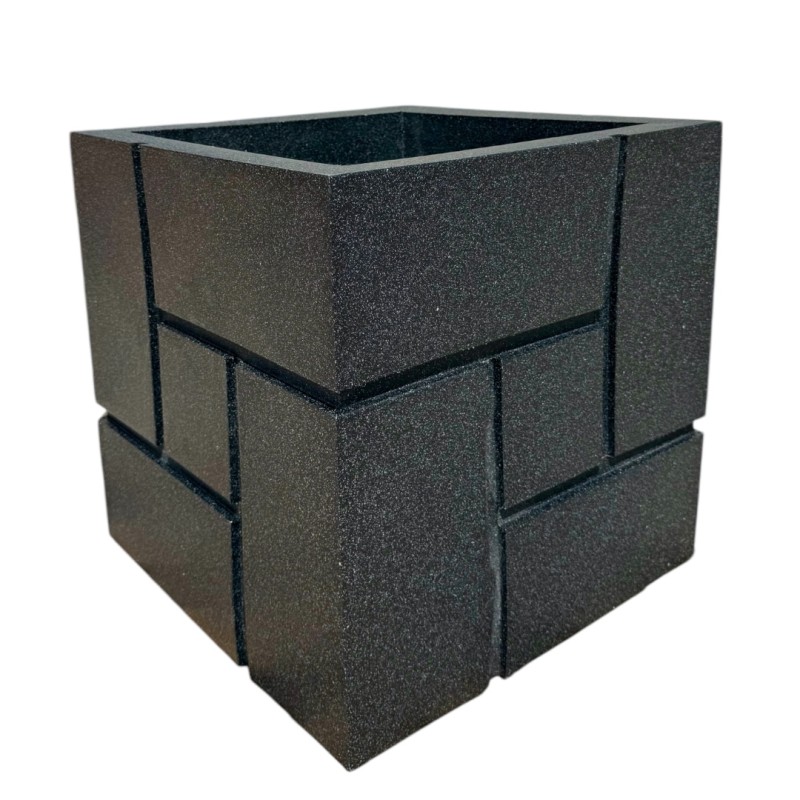 ΠΛΑΣΤΙΚΗ ΓΛΑΣΤΡΑ BLOCKS  50  ΓΚΡΙ ΣΚΟΥΡΟ  Δ50(40) x Π50 x Υ50