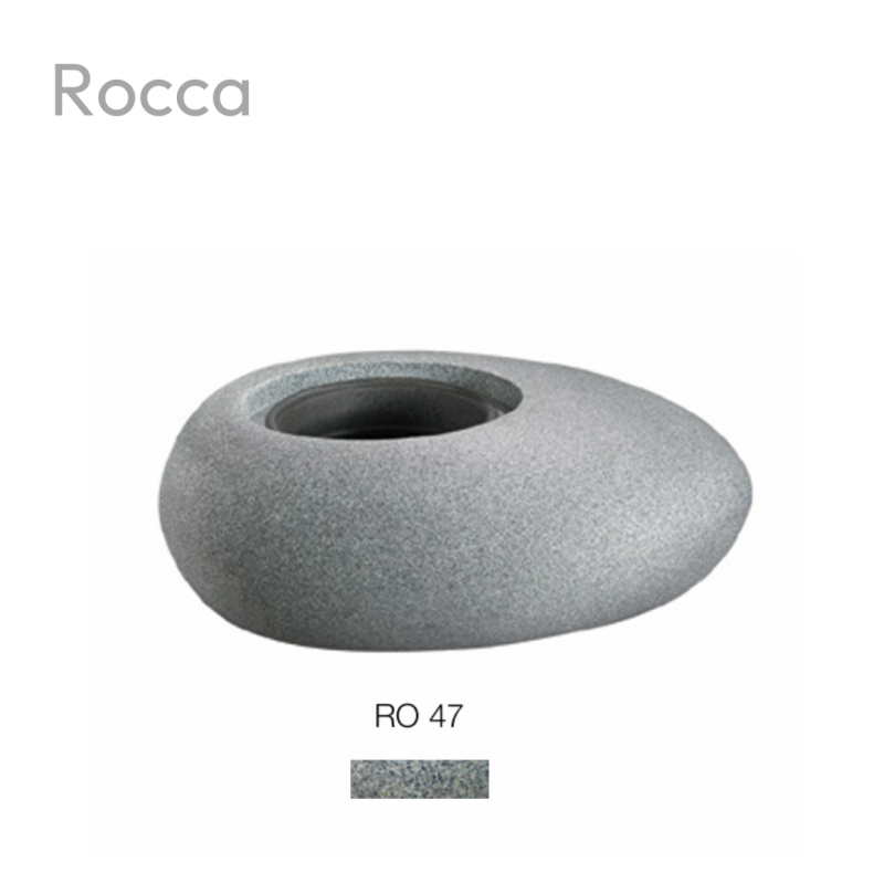 ΠΛΑΣΤΙΚΗ ΓΛΑΣΤΡΑ  ROCCA  47  ΓΚΡΙ     Δ140(47) x Υ47